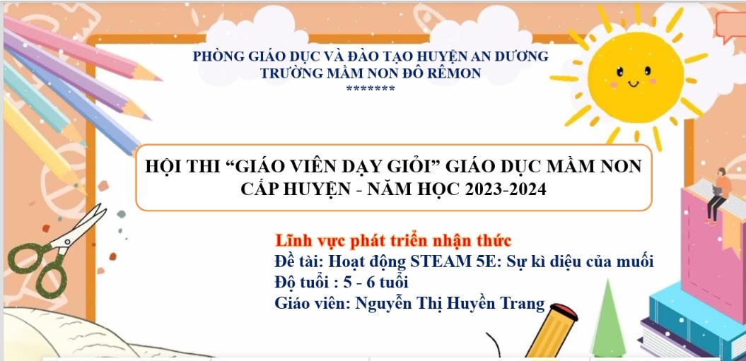 Sự kì diệu của muối