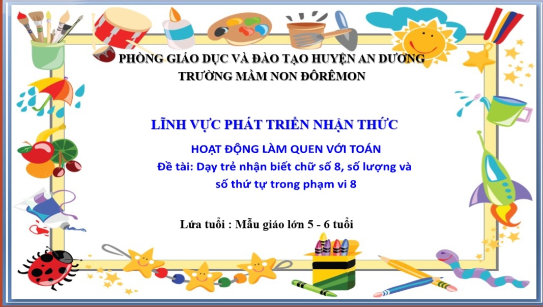 Hoạt động làm quen với toán 