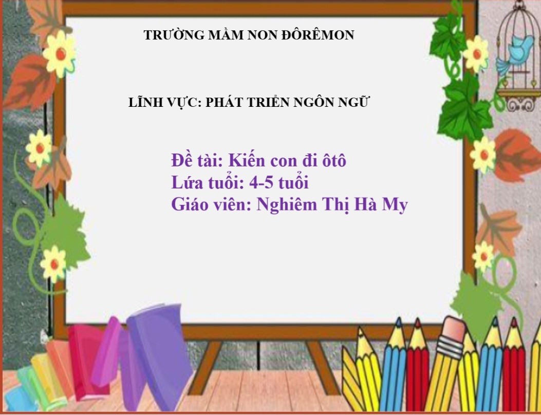 Truyện kiến đi ô tô 